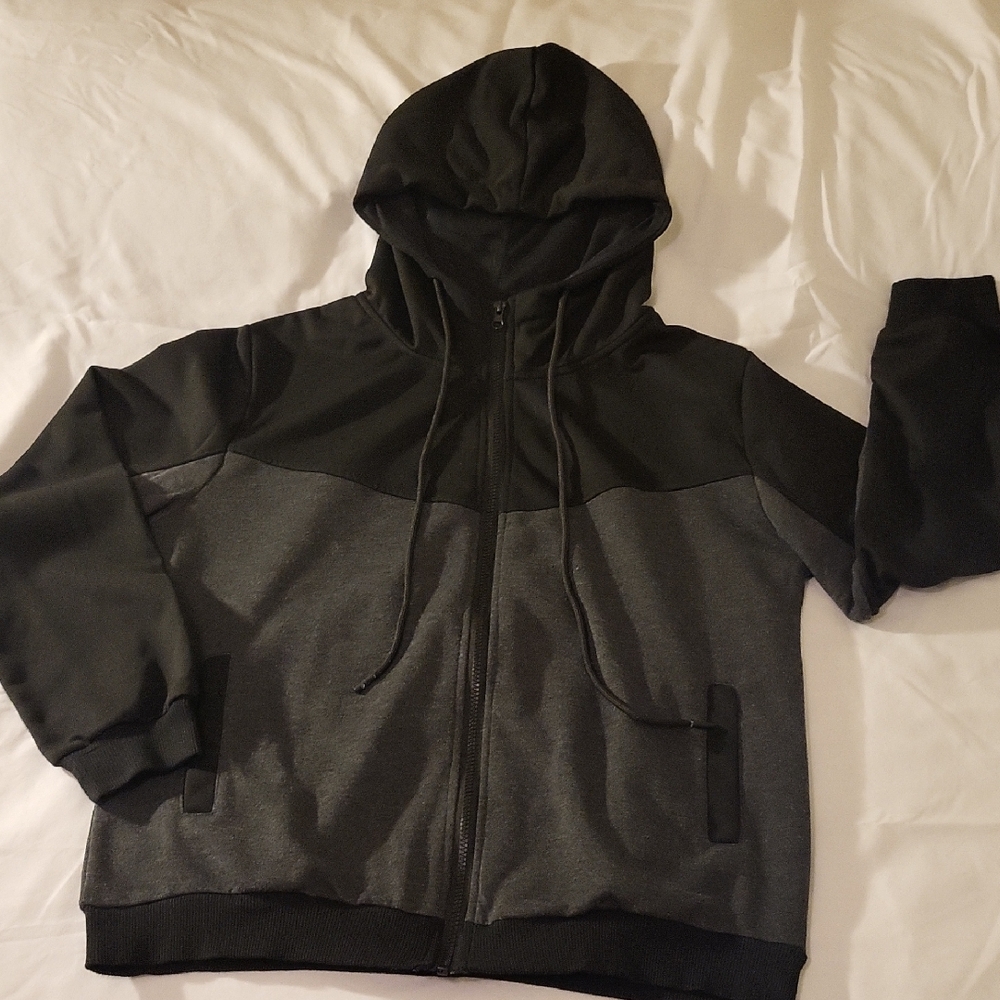 Black and Gray Hoodie